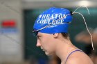 Swimming vs Babson  Wheaton College Swimming vs Babson College. - Photo By: KEITH NORDSTROM : Wheaton, Swimming, Babson